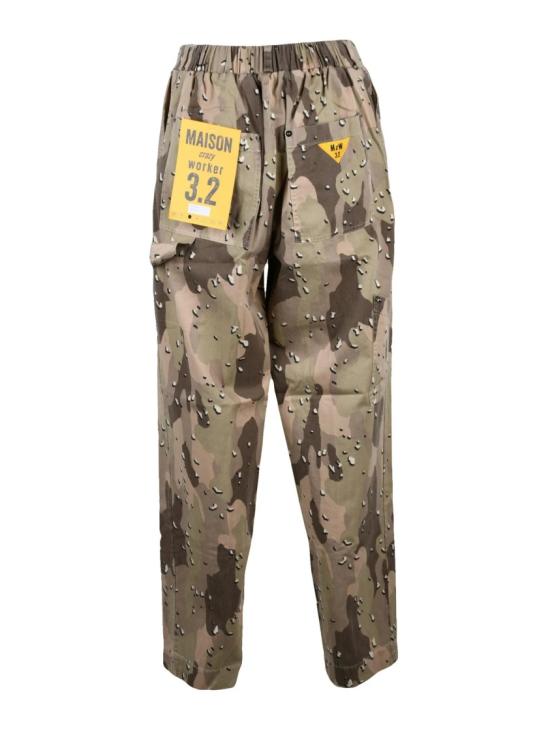 25SS Mcw 3.2 팬츠 은은한 도트 무늬가 있는 크롭 유틸리티 - OTHER BRANDS