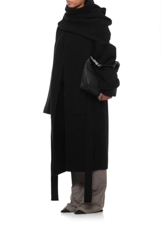 26FW 릭 오웬스 코트 RP02F5901DDR09 Black - RICK OWENS