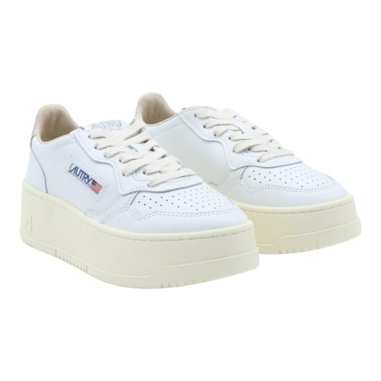 26FW 오트리 메달리스트 플랫폼 스니커즈 PTLWLL27 White - AUTRY