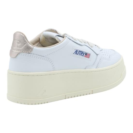 26FW 오트리 메달리스트 플랫폼 스니커즈 PTLWLL27 White - AUTRY