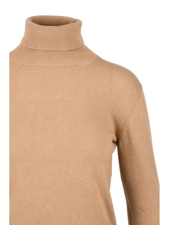  C Oeur 터틀넥 베이지색 터틀넥 울 혼방 스웨터 - OTHER BRANDS