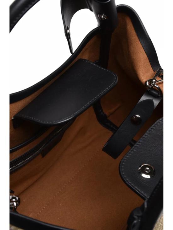25FW 막스마라 토트백 질감이 살아있는 베이지색 , 스웨이드 안감 및 조절 가능한 스트랩 - MAX MARA