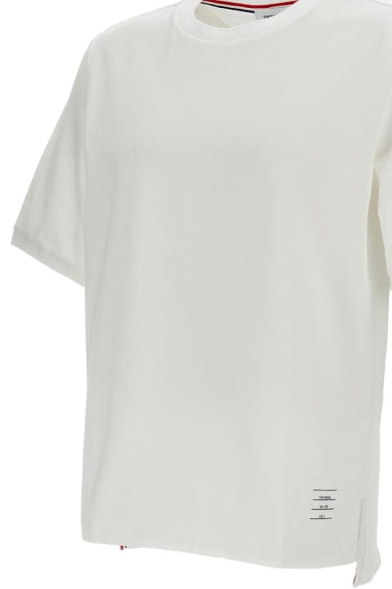 26FW 톰브라운 반팔 티셔츠 MJT581AJ0276100 White - THOM BROWNE