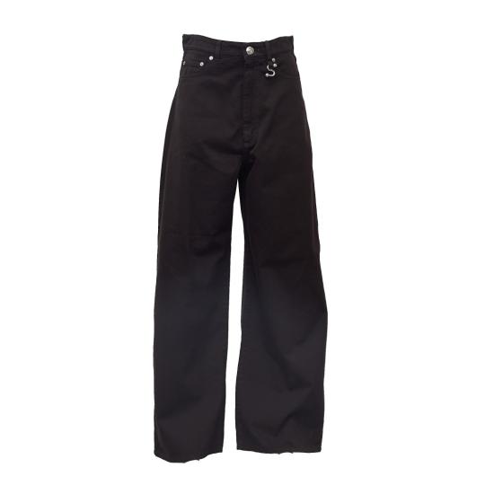 26FW 스포트막스 스트레이트 팬츠 2622136025600 Black