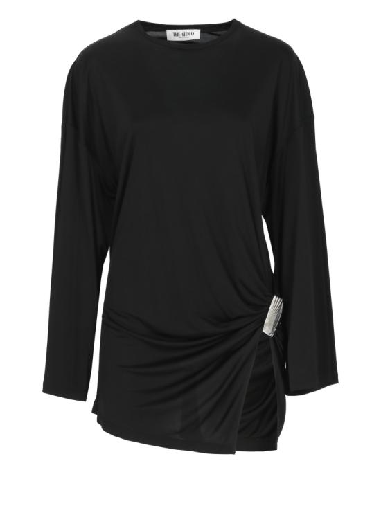 26FW 디 아티코 숏 원피스 261WCA00453VVV107AA100 Black