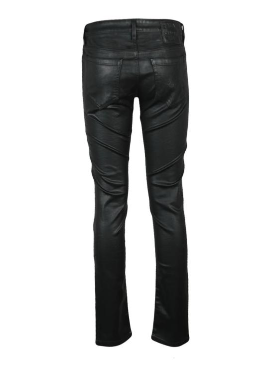 25FW 비비안웨스트우드 가죽 자켓 블랙 스트레치 코튼 슬림핏 청바지 - VIVIENNE WESTWOOD