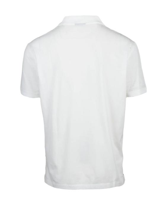 25SS 엠포리오 아르마니 폴로 티셔츠 화이트 타임리스 코튼 폴로 셔츠 - EMPORIO ARMANI