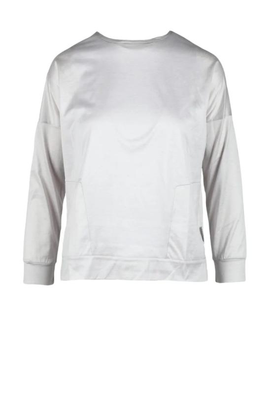  Sartoria Ismara 긴팔 티셔츠 베이지색 편안한 면 티셔츠