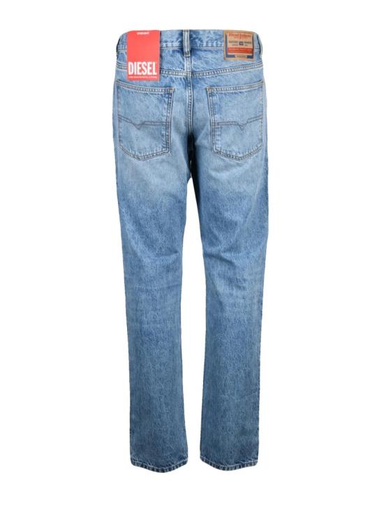 25FW 디젤 데님 팬츠 연한 파란색 면 슬림핏 청바지 - DIESEL