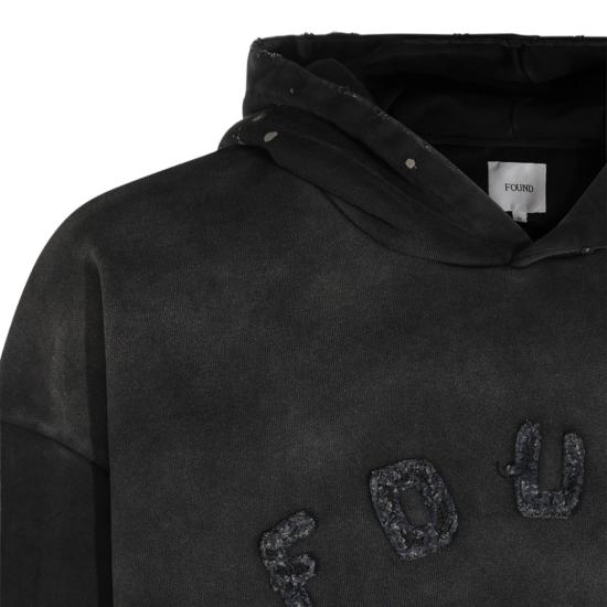 26FW 파운드 후드 티셔츠 FOPF26HO025190027 Black - FOUND