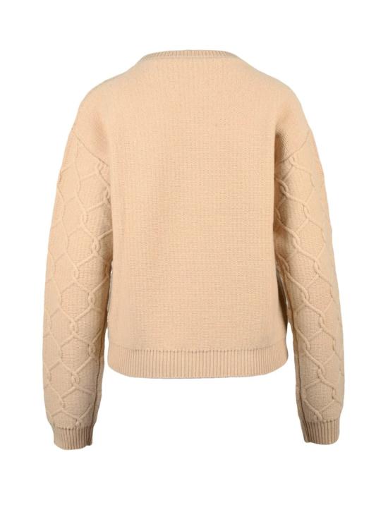 25FW 에트로 스웨터 크루넥 스웨터, 입체 자수 디테일 - ETRO