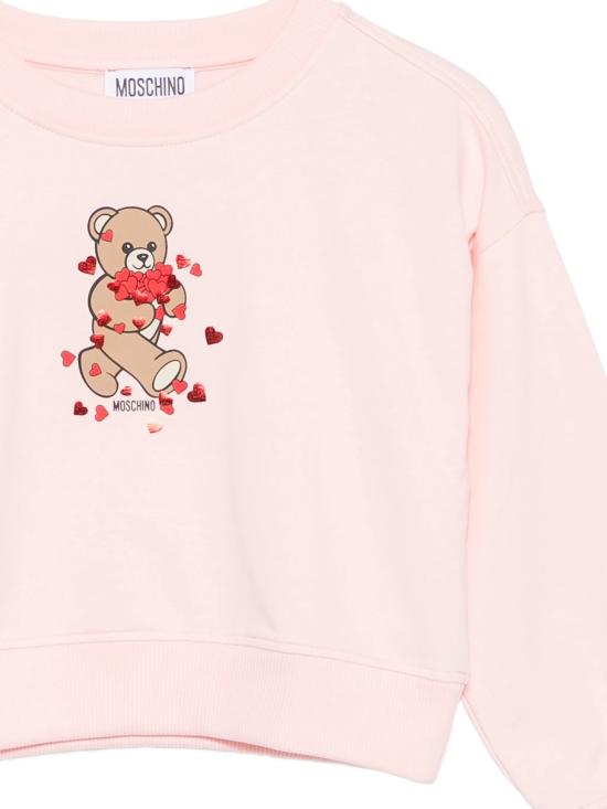 26FW [키즈] 모스키노 니트/스웻셔츠 HBF06GLDA63 50209 Rosa - MOSCHINO