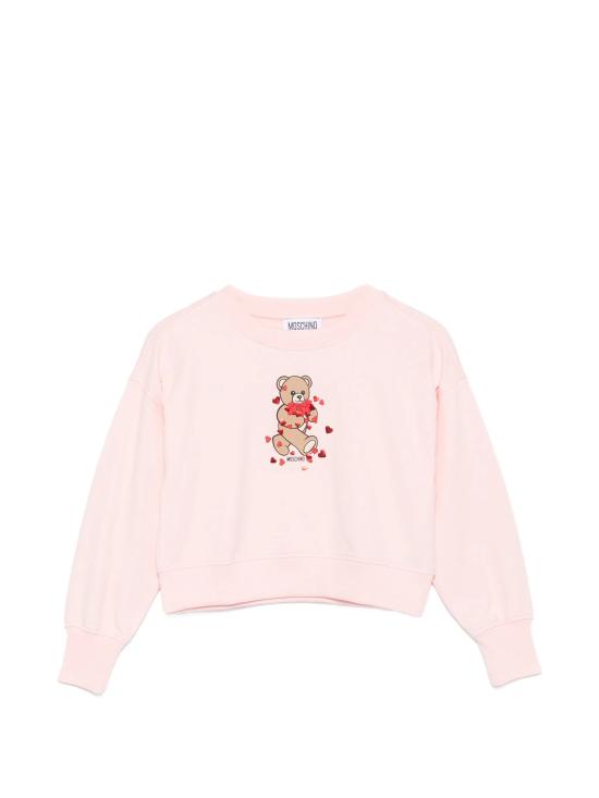 26FW [키즈] 모스키노 니트/스웻셔츠 HBF06GLDA63 50209 Rosa