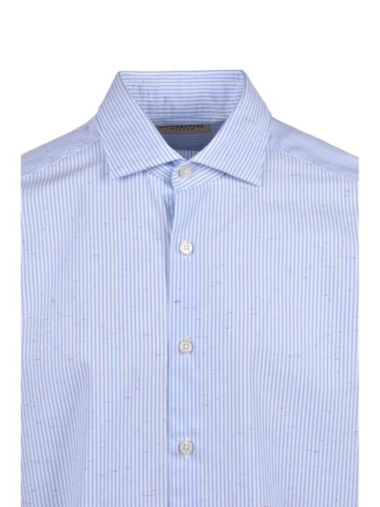 25SS 기라델리 셔츠 연한 파란색 줄무늬 면 - GHIRARDELLI