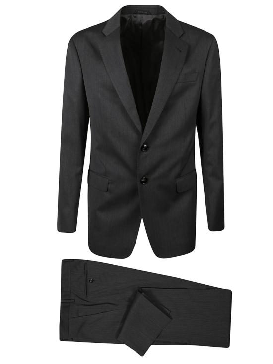 25FW 조르지오 아르마니 수트 세트 GM000007TE10047U8122 Black