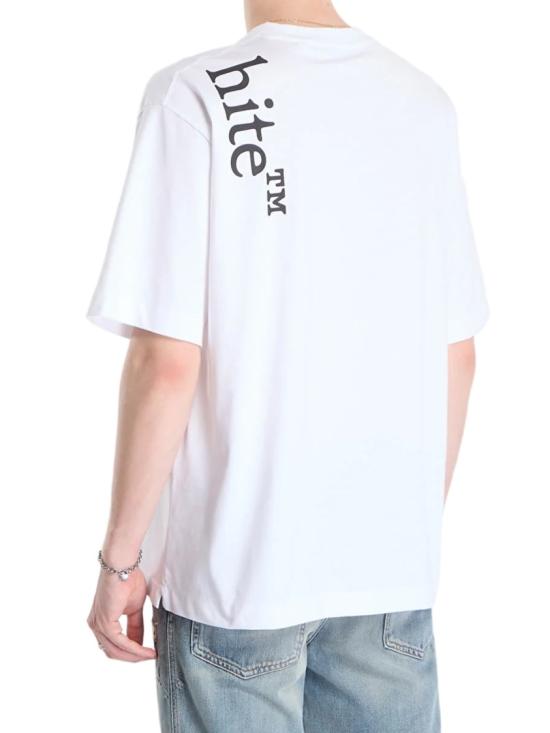 26FW 오프화이트 반팔 티셔츠 44MAA120F26J010100 Pink - OFF WHITE