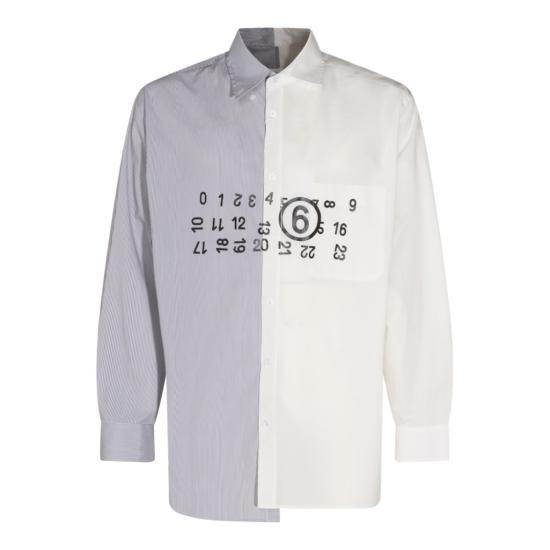 26FW MM6 메종마르지엘라 긴팔 셔츠 SH0DT0057MTN183961 White