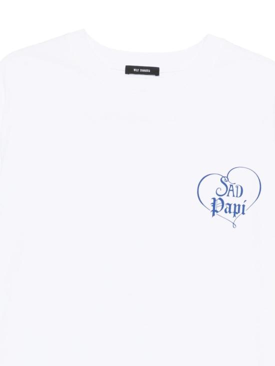 25FW 윌리 차바리아 반팔 티셔츠 WCJSY0124000 White - WILLY CHAVARRIA