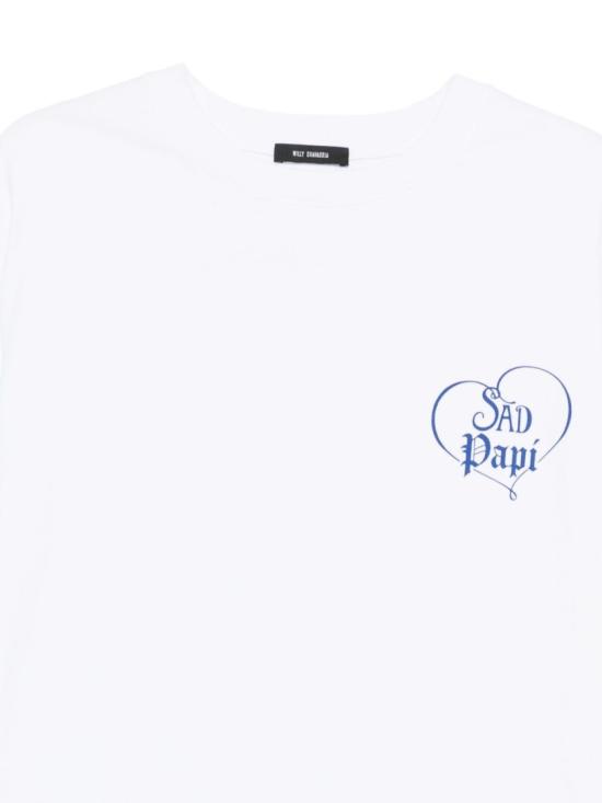 25FW 윌리 차바리아 반팔 티셔츠 WCJSY0124000 White - WILLY CHAVARRIA