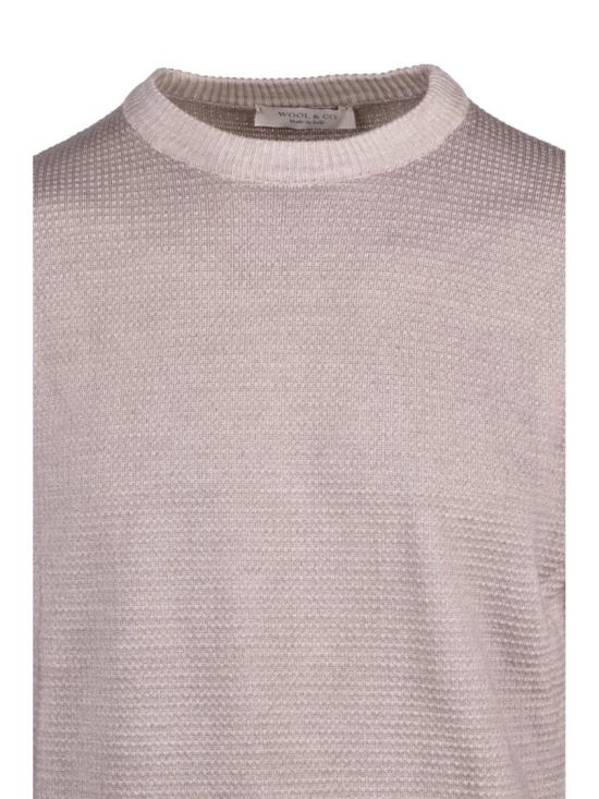 25FW 울앤코 스웨터 섬세한 질감의 메리노 울 크루넥 풀오버 - WOOL & CO