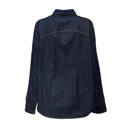 26FW 드리스 반 노튼 데님 셔츠 2621307104402 Black - DRIES VAN NOTEN