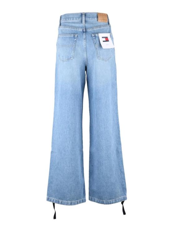  토미진 데님 팬츠 연한 파란색 와이드 팬츠 - TOMMY JEANS
