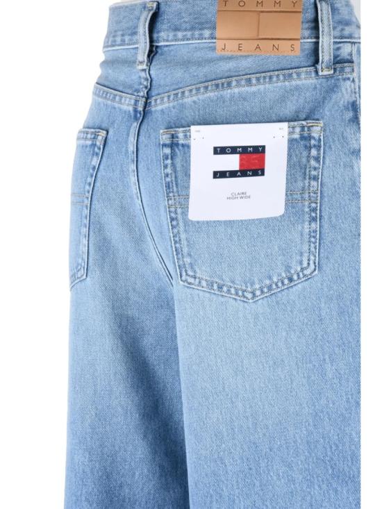  토미진 데님 팬츠 연한 파란색 와이드 팬츠 - TOMMY JEANS