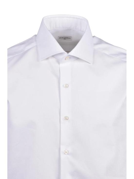 25SS 기라델리 셔츠 흰색 정장 면 - GHIRARDELLI