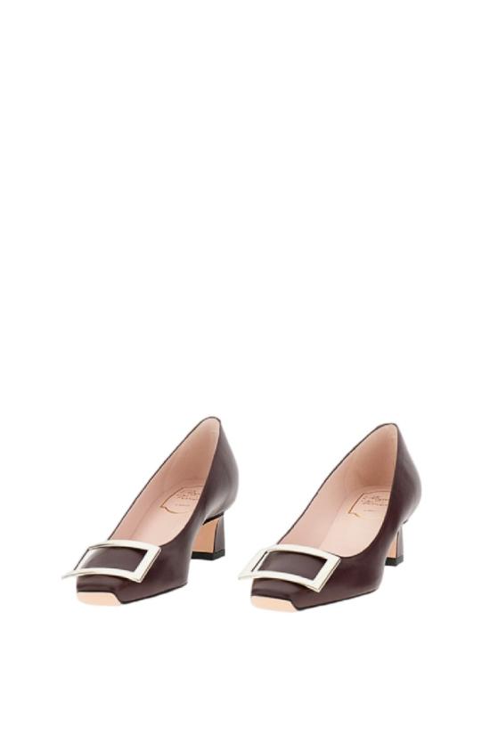 26FW 로저비비에 힐/펌프스 RVW44815280NK0R802 Burgundy - ROGER VIVIER