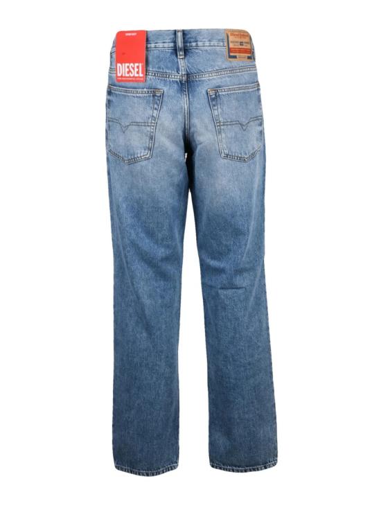 25FW 디젤 데님 팬츠 블루 코튼-라이오셀 레귤러 진 - DIESEL