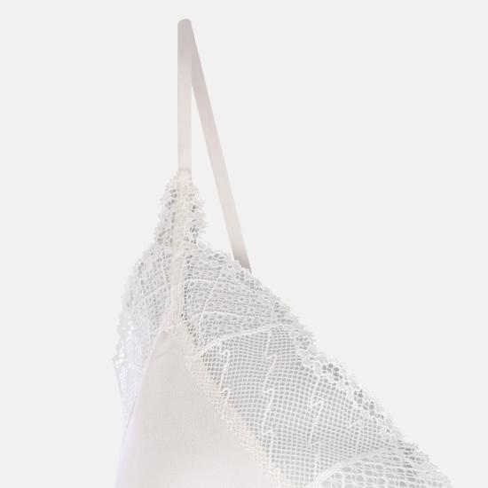 26FW 자딕앤볼테르 CHRISTY 크리스티 레이스 트리밍 실크 캐미솔 WWCR01313102 White - ZADIG & VOLTAIRE