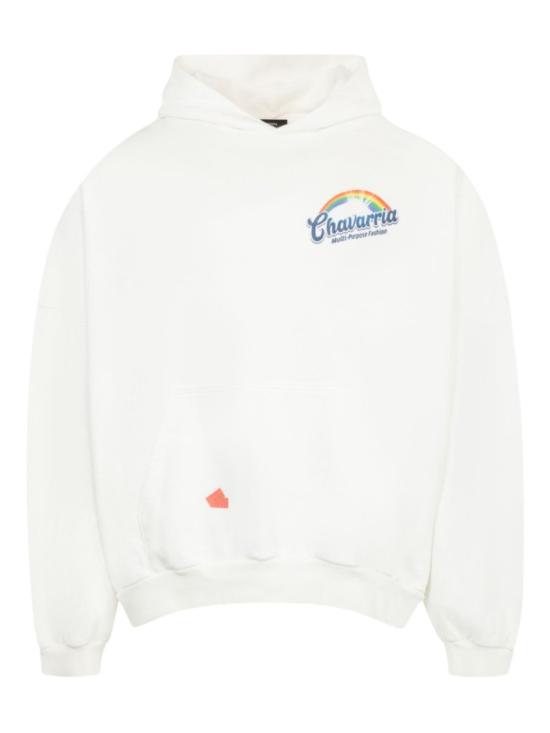 25FW 윌리 차바리아 후드 티셔츠 WCJSY0116000 White - WILLY CHAVARRIA