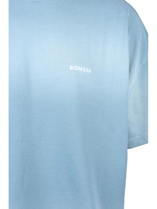 25SS 본사이 반팔 티셔츠 아쿠아 그린 그라데이션 코튼 티셔츠 - BONSAI