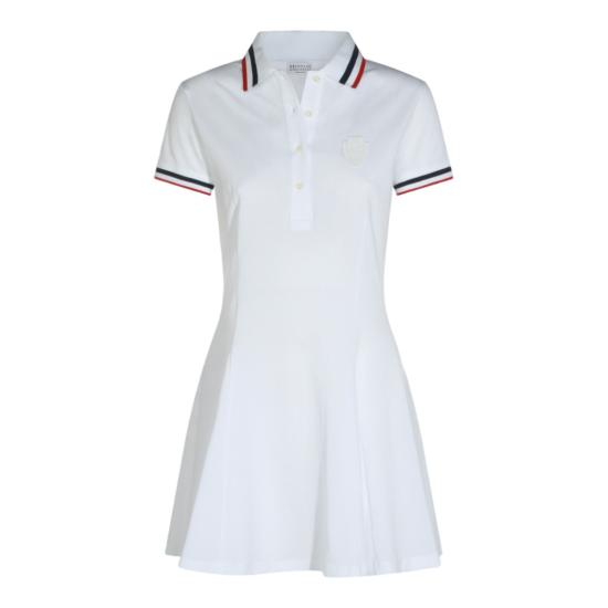  브루넬로 쿠치넬리 미디 원피스 ML944A5469C159 White