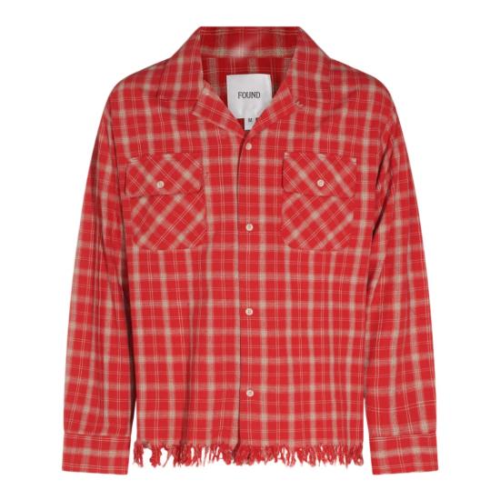 26FW 파운드 긴팔 셔츠 FOPF26SR020126574 Red