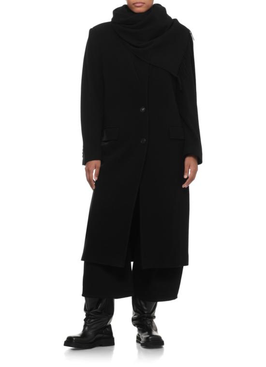 26FW 디 아티코 코트 261WCC00097WWS001AA100 Black - THE ATTICO