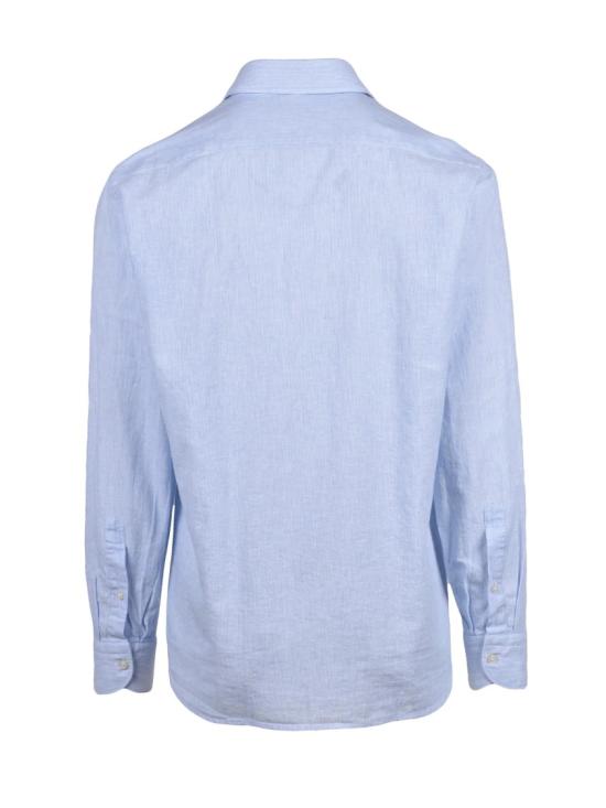 25SS 기라델리 셔츠 연한 파란색 클래식 면 혼방 - GHIRARDELLI