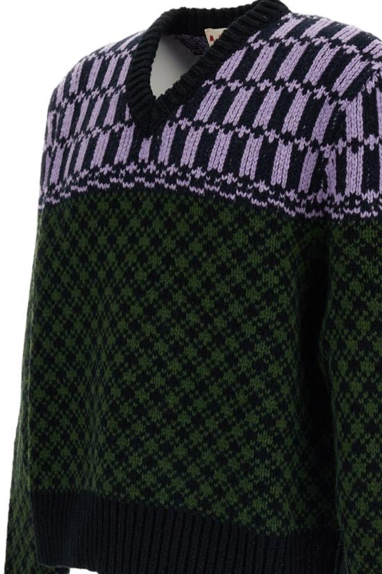 26FW 마르니 스웨터 CVMG0157Q0UFH101MXV66 Green - MARNI