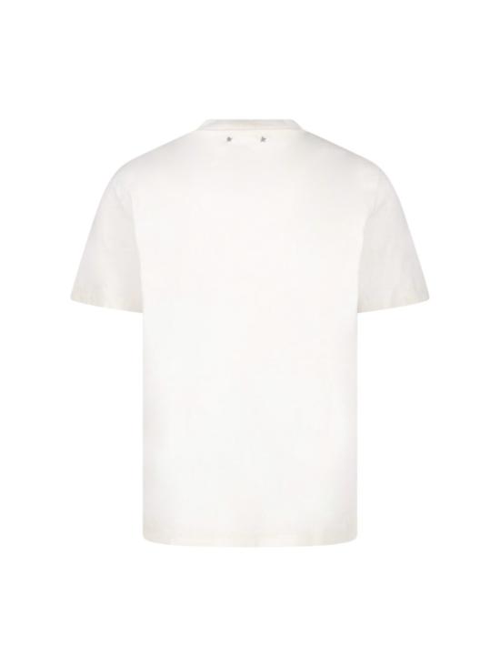 26FW 골든구스 반팔 티셔츠 GMP01220 P00262111560 White - GOLDEN GOOSE