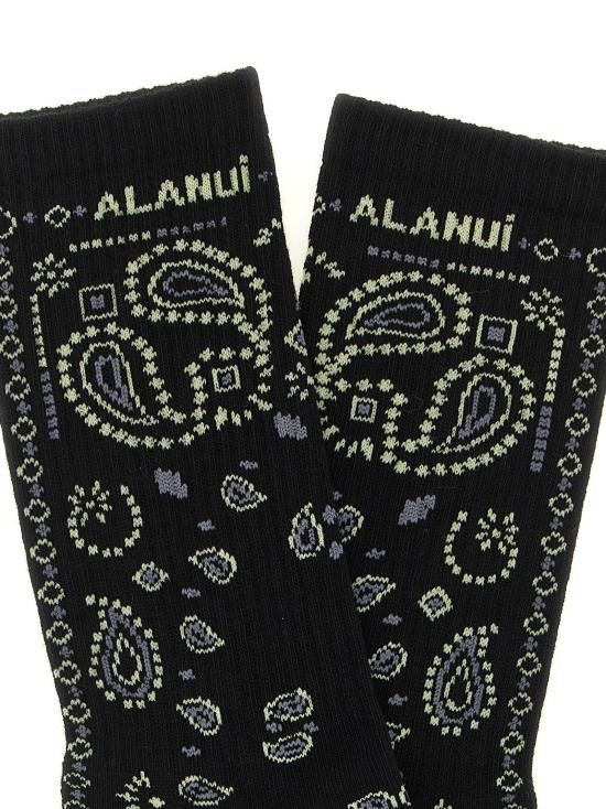 26FW 알라누이 양말 LWRA007E26KNI00110841084 Black - ALANUI