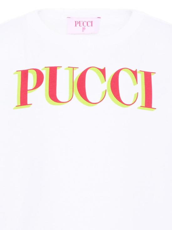 26FW [키즈] 에밀리오푸치 티셔츠 PZ8A31Z3672 100RO Bianco - EMILIO PUCCI