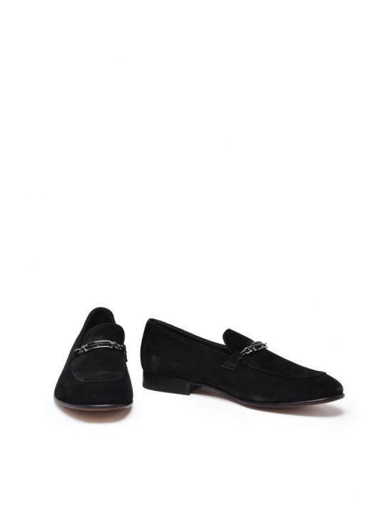25FW 살바토레 페라가모 로퍼 블랙 스웨이드 루이스 - SALVATORE FERRAGAMO