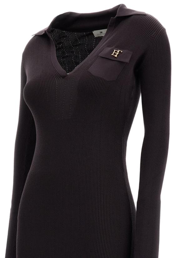 26FW 엘리자베타프랜치 미디 원피스 AM08B66E2EV9 Brown - ELISABETTA FRANCHI