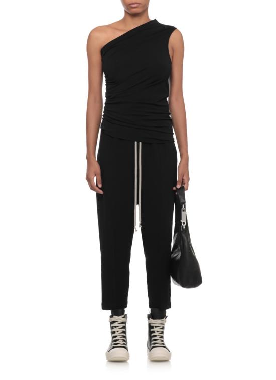 26FW 릭 오웬스 민소매 티셔츠 RP02F5138JN09 Black - RICK OWENS