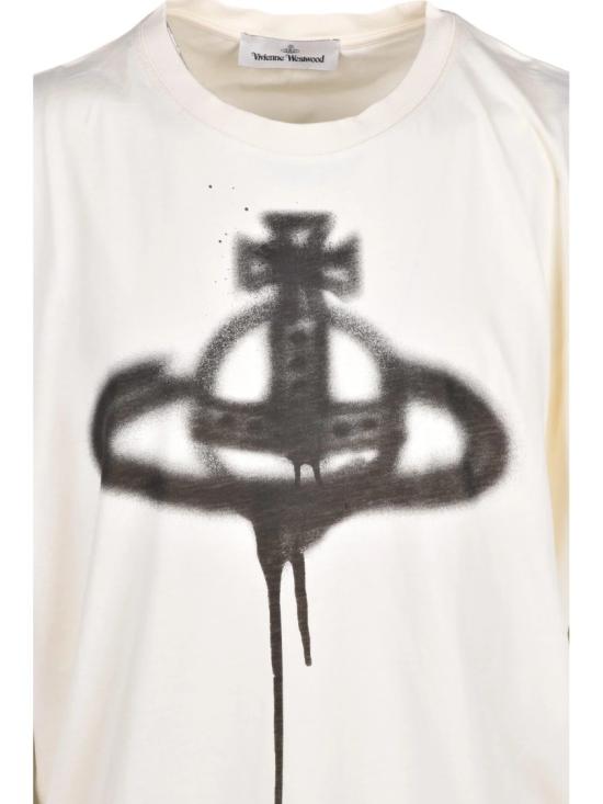 25FW 비비안웨스트우드 반팔 티셔츠 버터 코튼 티셔츠 - VIVIENNE WESTWOOD