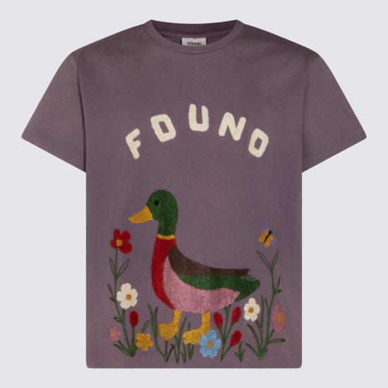 26FW 파운드 반팔 티셔츠 FOPF26TT11012 C504 WASHED PURPLE