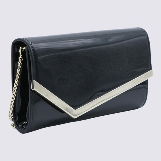 26FW 지미추 클러치/파우치 EMMIE PAT001463 BLACK LIGHT GOLD - JIMMY CHOO