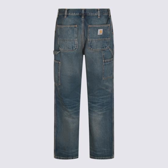 26FW 칼하트 WIP 스미스 데님 싱글 니 팬츠 I032024 014Q BLUE WORN - CARHARTT WIP