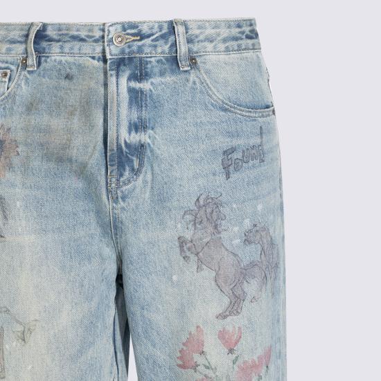 26FW 파운드 데님 팬츠 FOPF26DP04608 6371 LIGHT VINTAGE BLUE - FOUND