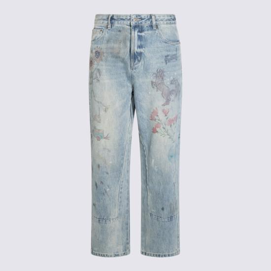 26FW 파운드 데님 팬츠 FOPF26DP04608 6371 LIGHT VINTAGE BLUE